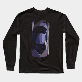 Futuristic Car Abstract Art Long Sleeve T-Shirt